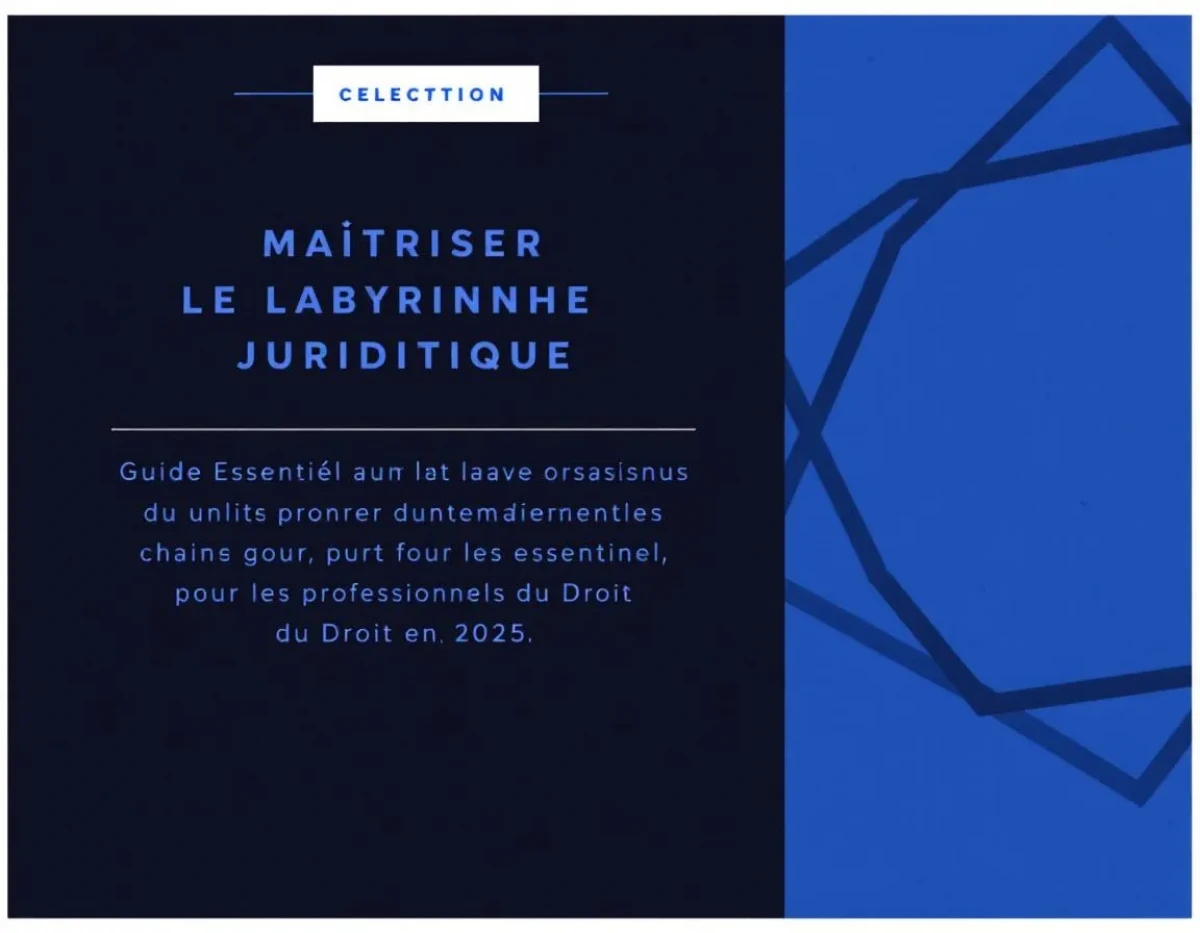 Maîtriser le Labyrinthe Juridique : Guide Essentiel pour les Professionnels du Droit en 2025