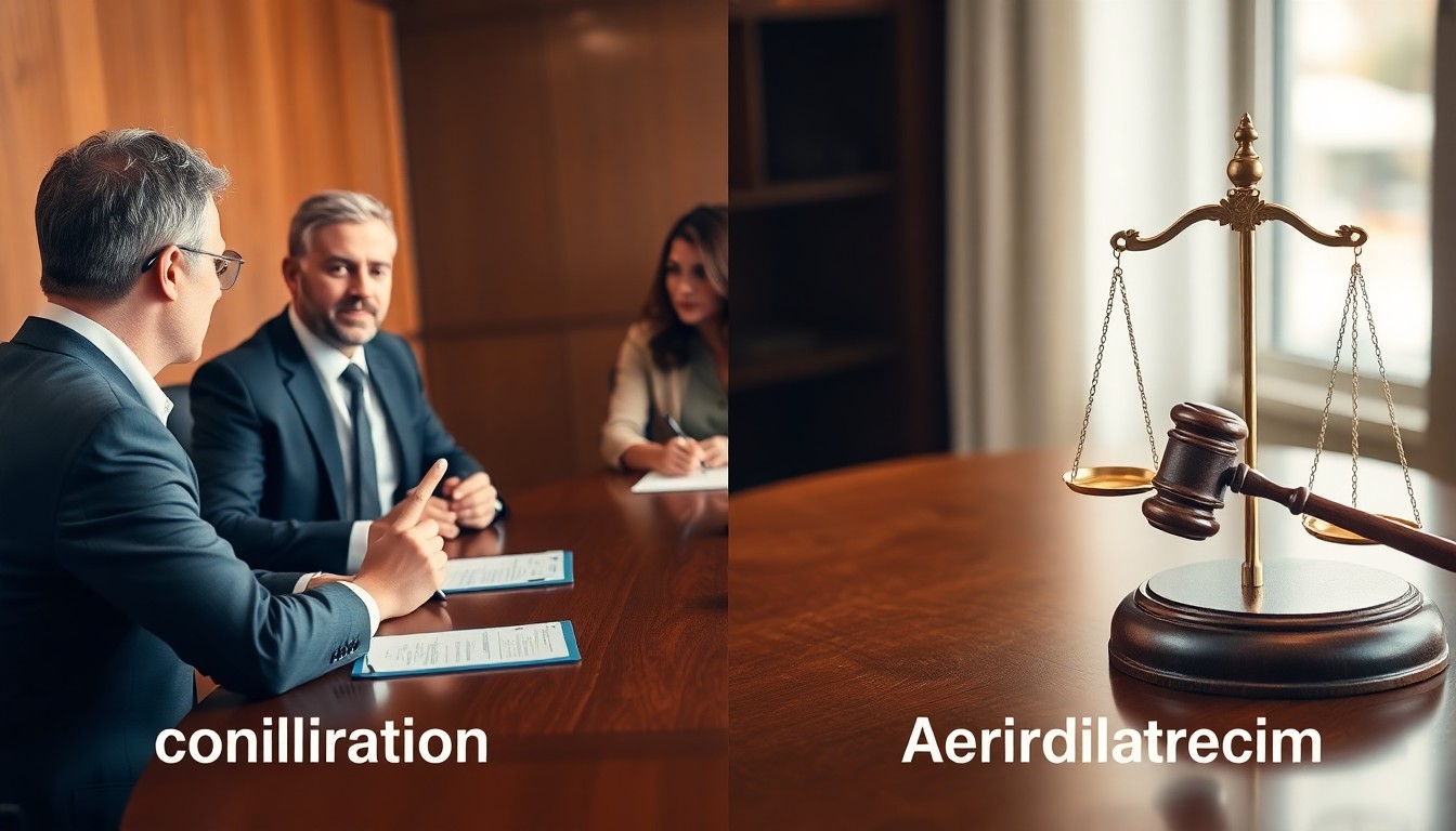 Arbitrage ou conciliation : choisir la meilleure méthode de résolution